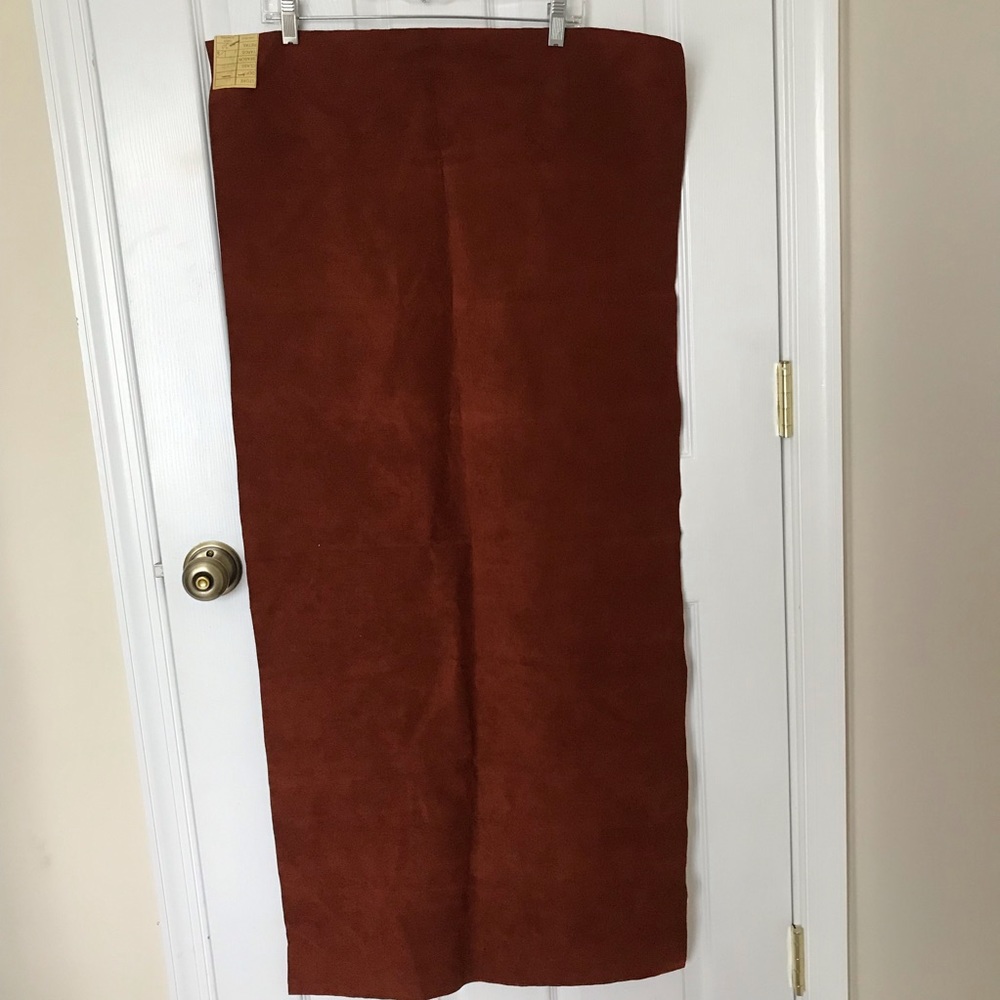 Vintage Ultrasuede 1970s remnant rust color